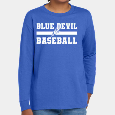 Blue Devil Baseball Long Sleeve Shirt Thumbnail