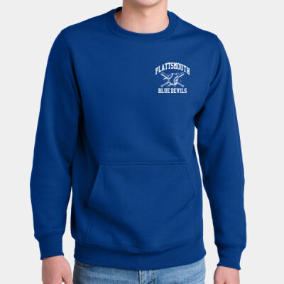 Plattsmouth Select Adult Royal Blue Long Sleeve Sweatshirt Thumbnail